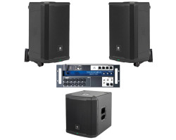 Акустична система 2 колонки JBL PRX915 з сабвуфером + мікшер Акустична система 2 колонки JBL PRX915 з сабвуфером + мікшер